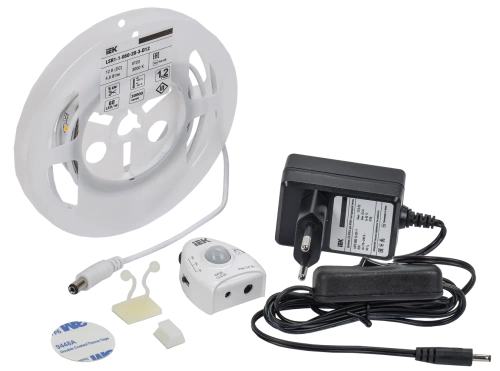 Комплект DIY (2835WW60-4,8-IP20-12В 1,2м + др. + ДД) IEK