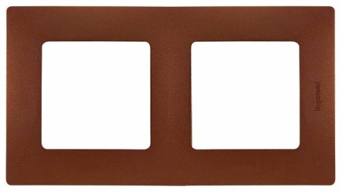 ETIKA Рамка 2-мест. какао ETIKA Рамка 2-мест. какао