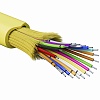 Кабель волоконно-оптический, распределительный, арамидные упрочняющие нити, для внутренней прокладки, нг(А)-HF, 18 ОВ, категорияOS2(G.652.D) плотный буфер, 0,4 кН, барабан 500 м
