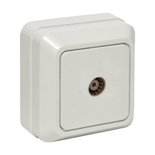 Розетка TV 1-мест. 75Ом 5-862МГц бел. Рим EKF PROxima Розетка TV 1-мест. 75Ом 5-862МГц бел. Рим EKF PROxima