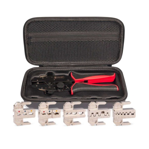 Пресс-клещи с набором матриц CTD+5 серия QUICK PRO (КВТ) Пресс-клещи с набором матриц CTD+5 серия QUICK PRO (КВТ)