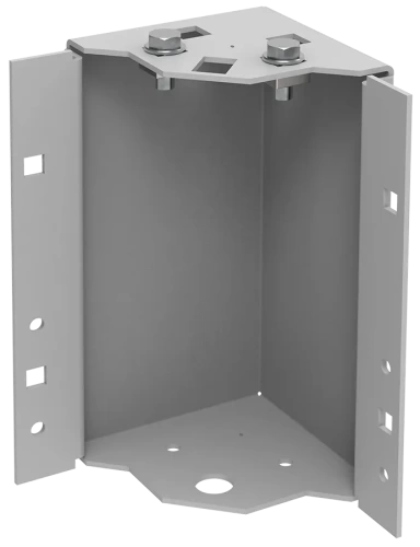 ITK by ZPAS Уголок цоколя h=200мм сер. (4шт/компл) РФ