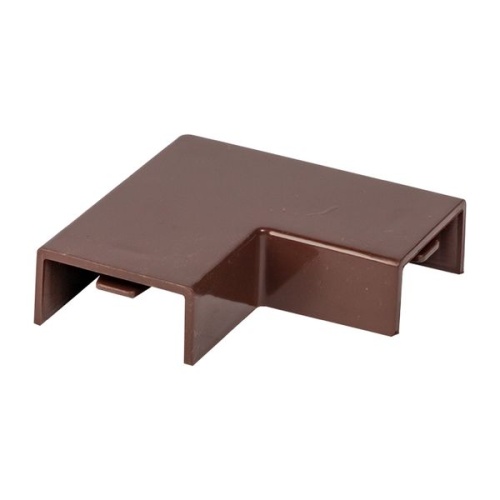 Поворот 90 гр. (20х10) (4 шт) темное дерево EKF-Plast Поворот 90 гр. (20х10) (4 шт) темное дерево EKF-Plast