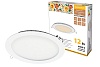 Светильник ультратонкий встраиваемый светодиодный "Даунлайт НАРОДНЫЙ " СВО (белый) 12 Вт 4000К