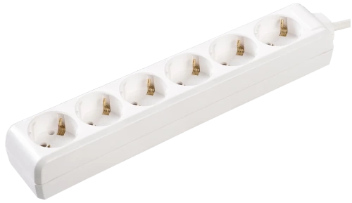 Удлинитель У06 6 мест 2Р+PЕ/3метра 3х1мм2 16А/250В (кр. 6шт.) ИЭК Удлинитель У06 6 мест 2Р+PЕ/3метра 3х1мм2 16А/250В (кр. 6шт.) ИЭК