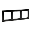 Стокгольм Рамка 3-местная металлическая черная EKF PROxima