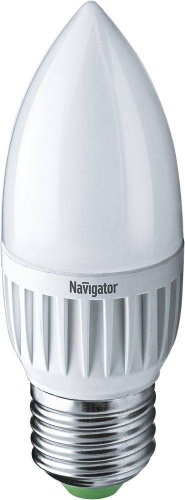 Лампа светодиодная Navigator LED 94 494 NLL-C37-7-230-4K-E27-FR свеча матовая