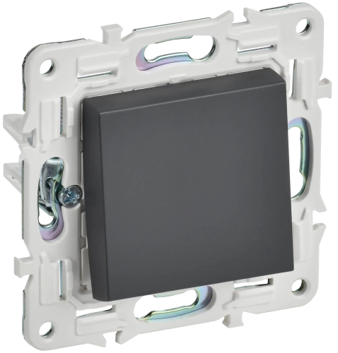 SKANDY Выключ. 1-кл. 10А SK-V01T титан IEK