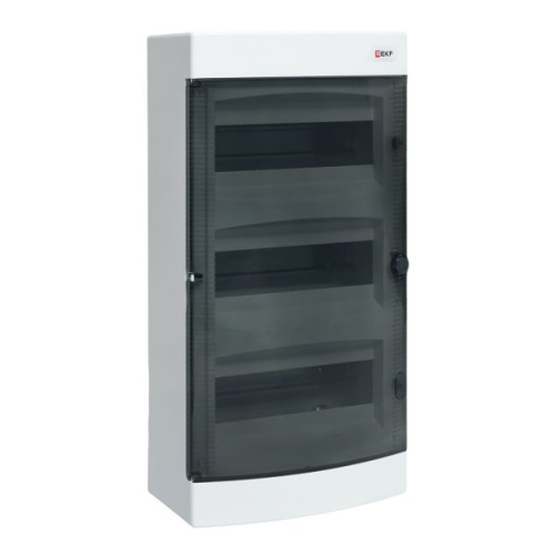 Щит распределительный навесной "Unix" прозрачная дверь 3х12 модулей IP40 EKF PROxima Щит распределительный навесной "Unix" прозрачная дверь 3х12 модулей IP40 EKF PROxima