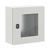 Корпус навесной STE с М/П с прозрачной дверью ВхШхГ 400x400x200 мм