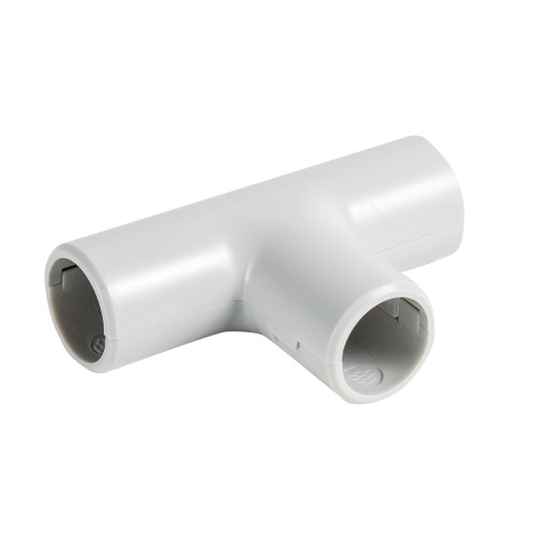 TI16G Тройник (2 част.) для труб D16мм, цвет серый (1уп = 5шт) Экопласт