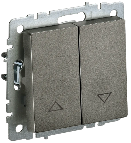 BRITE Выключ. жалюзи 10А ВС10-1-5-БрТБ бр. IEK