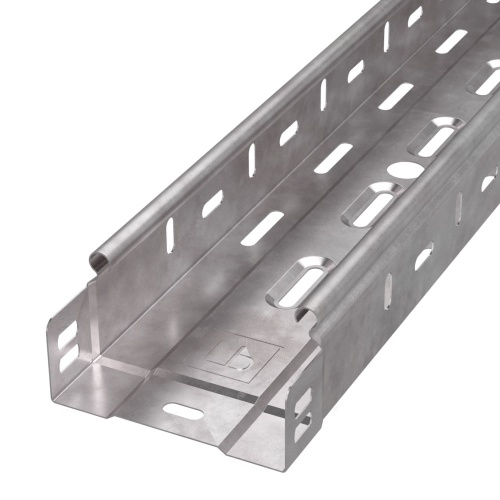 Лоток перфорированный Стандарт HDZ 100х50х3000 (1,0 мм) (24 м/уп) Промрукав