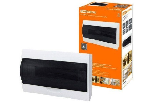 Бокс настенный ЩРН-П-18модулей пластик IP41 TDM