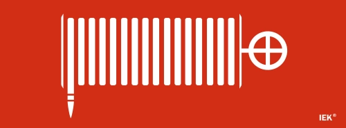 Этикетка самокл. 350х130мм "Пож. кран" IEK