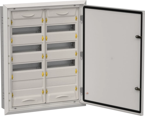 TITAN 5 Корпус мет. ЩРв-96 (2х48) 755х625х130 IP31 сер IEK