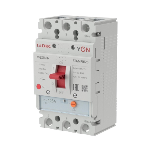 Авт. выкл. YON MGS160 3P 100-125A 36kA