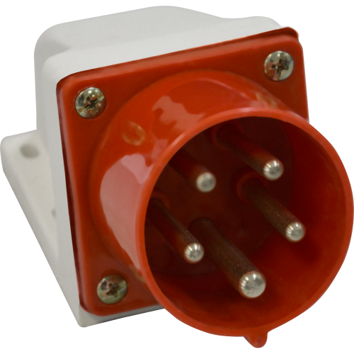 Вилка для монтажа на поверхность 525-32А-6h-380AC-3P+PE+N-IP44 Вилка для монтажа на поверхность 525-32А-6h-380AC-3P+PE+N-IP44