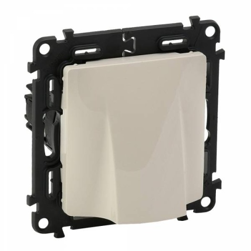 Valena LIFE.Вывод кабеля с лицевой панелью.Без клемм.Алюминий