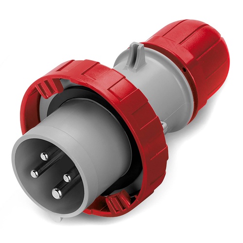 Вилка кабельная IP67 16A 3P+E 400В (упак. 10 шт)
