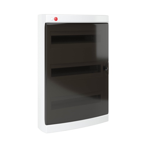 Щиток настенный с дверцей 54 мод.,IP41, белый, с клеммным блоком 160А