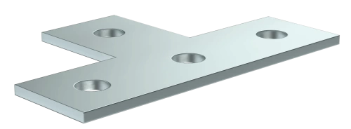 Пластина соед. T-образная для STRUT-профиля EZ IEK