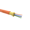 Кабель волоконно-оптический 50/125 (OM2) многомодовый, 4 волокна,плотное буферное покрытие, для внутренней прокладки, оранжевый