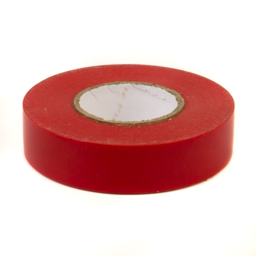Изоляционная лента толщиной 0,13X15 10M Красная (упак. 200 шт)