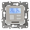 12-4111-15 Эл/ус ЭРА Терморегулятор универс. 230В-Imax16А, IP20, Эра12, перламутр