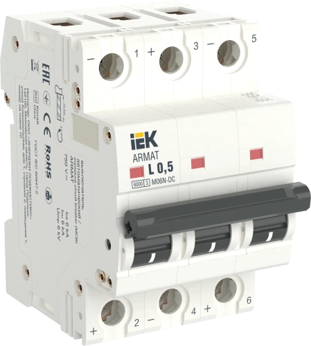 ARMAT Авт. выкл. M06N-DC 3P Z 6А IEK