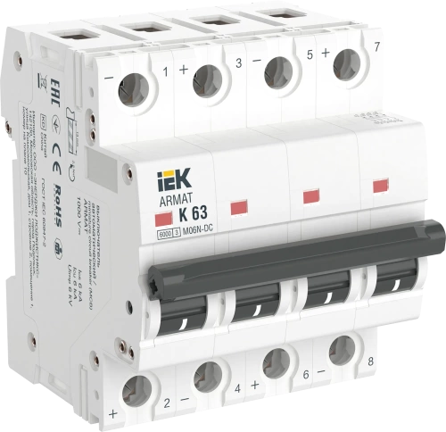 ARMAT Авт. выкл. M06N-DC 4P K 63А IEK