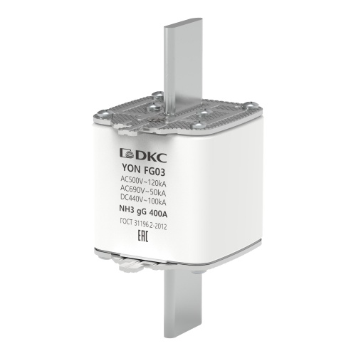 Предохранитель YON ножевого типа FG3 с одинарной индикацией 400А Предохранитель YON ножевого типа FG3 с одинарной индикацией 400А