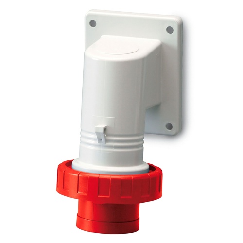 Вилка панельная с наклоном IP67 16А 3P+E+N 400В (упак. 10 шт)