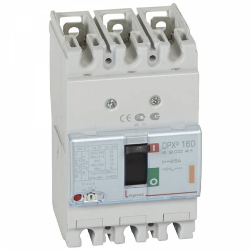 АВТ.ВЫКЛ.DPX³ 160 3P 25А 25kA