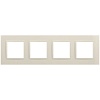 Рамка для розеток и выключателей ЭРА Elegance 14-5014-02 Classic, на 4 поста, слоновая кость