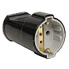 Штепсельное гнездо с/з черное 16А 250 В EKF Proxima EKF