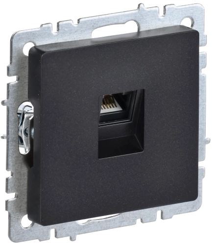 BRITE Роз. комп. RJ45 кат.5E РК10-БрЧ черн. IEK BRITE Роз. комп. RJ45 кат.5E РК10-БрЧ черн. IEK