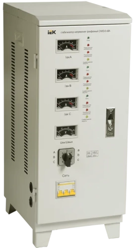 Стабилизатор напряжения СНИ3-6 кВА трехфазный ИЭК