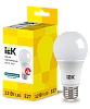 Лампа LED ALFA A60 шар 12Вт 230В 4000К E27 IEK