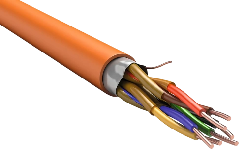 ITK Кабель RS-485 2х2х0,64 нг(А)-FRHF оранжевый (200м)