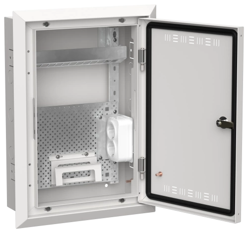 TITAN 5 Корпус мультимедиа ЩРв-24 (1х24) белый IEK