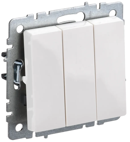 BRITE Выключ. 3-кл. 10А ВС10-3-0-БрБ бел.