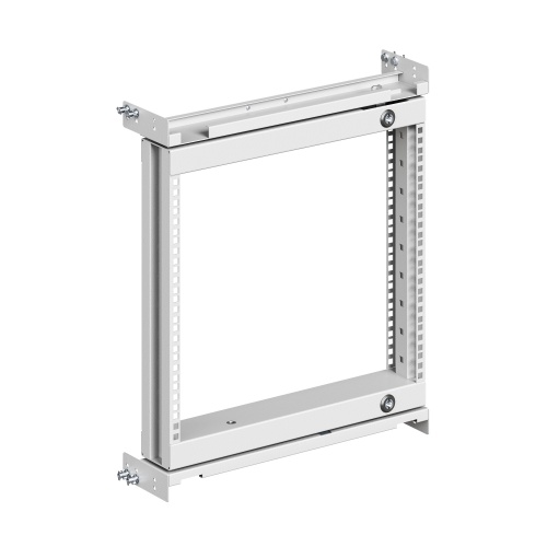Рама поворотная частичная, центрированная 6U для 19" оборудования для корпусов CQE & CQE N, ВхШ 400х600 мм