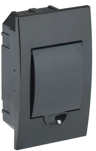 Корпус модульный пл. встр. ЩРВ-П-4 черный IP41 IEK
