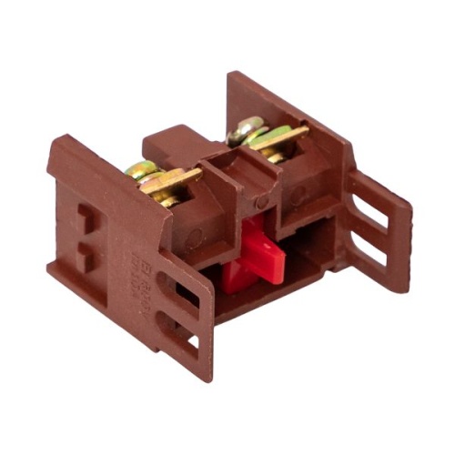 Контакт дополнительный для светосигнальной арматуры NC бордовый EKF PROxima Контакт дополнительный для светосигнальной арматуры NC бордовый EKF PROxima