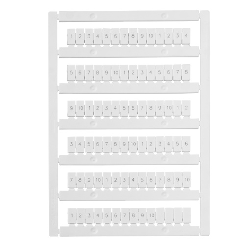 Маркировка для лазерной печати "1-10" OptiClip MC5/H/1-10