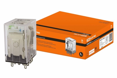 Реле РЭК78/4 с инд. 3А  24В DC TDM