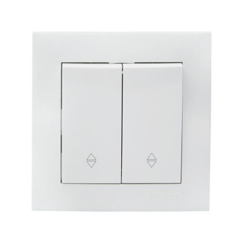 Валенсия выключатель 2-кл. 10А белый проходной EKF PROxima Валенсия выключатель 2-кл. 10А белый проходной EKF PROxima