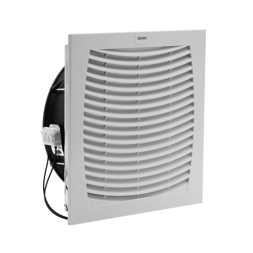 Вентилятор с фильтром ЭМС 550 м3/ч, 400В AC, 255х255 мм, IP54