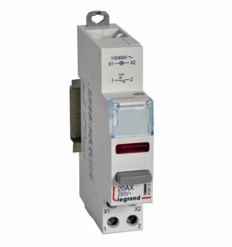 CX3 Выключатель кноп.фикс. 1НЗ кр.индик. 110/400В ~